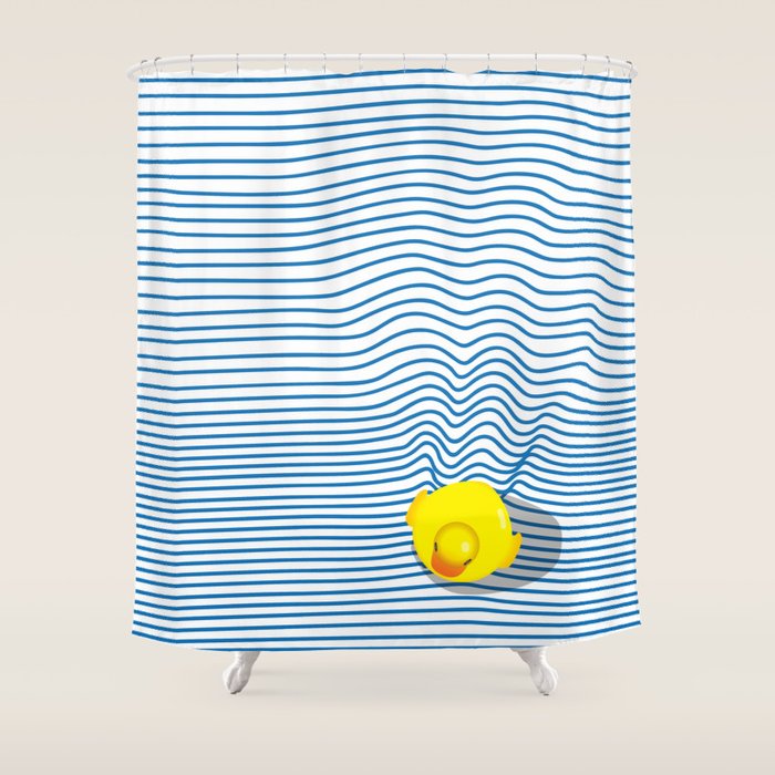 Rubber Ducky Shower Curtain