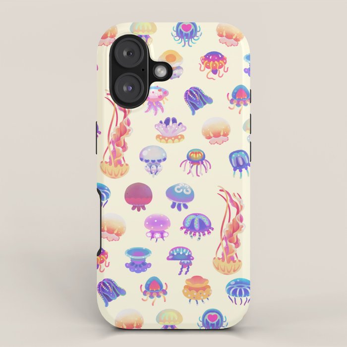 Jellyfish Day - pastel iPhone Case Gallery Image 1