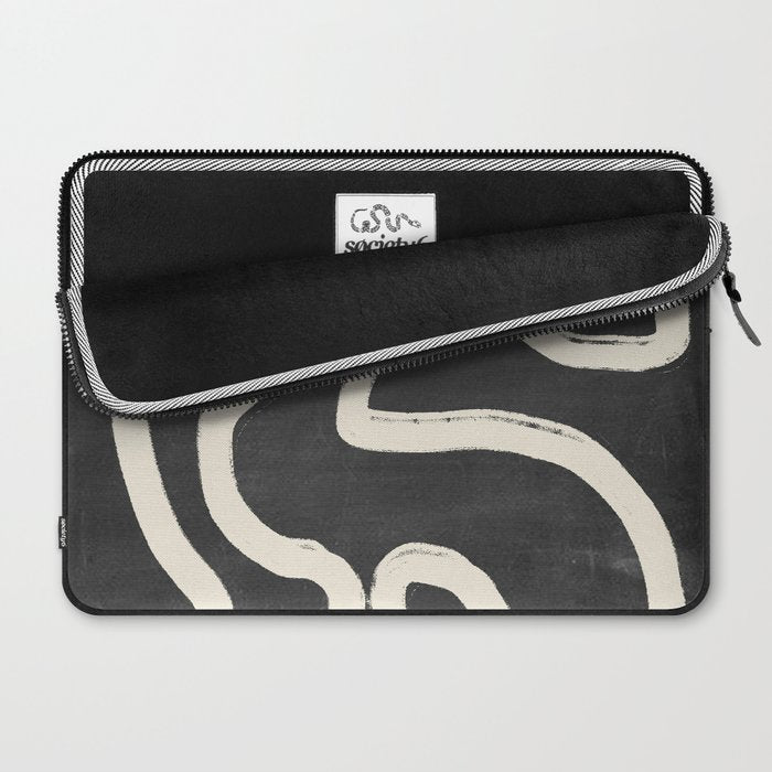 Abstract line art 63 Laptop Sleeve Gallery Image 2