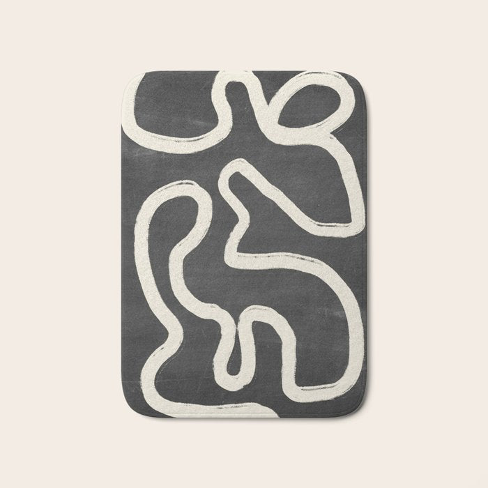 Abstract line art 63 Bath Mat Gallery Image 1
