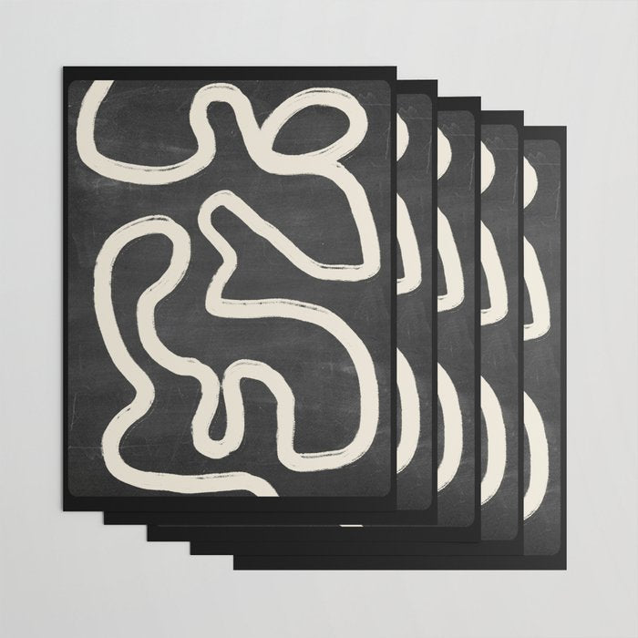 Abstract line art 63 Wrapping Paper Gallery Image 3