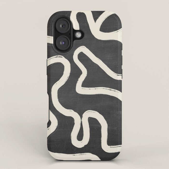 Abstract line art 63 iPhone Case Gallery Image 1