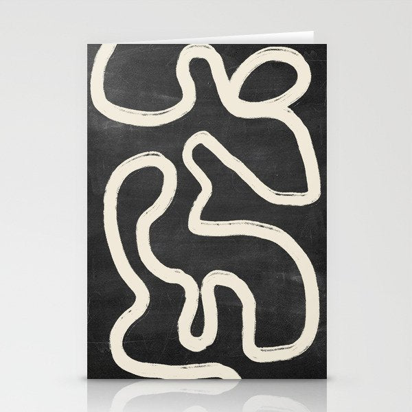 Abstract line art 63 Stationery Card Gallery Image 1