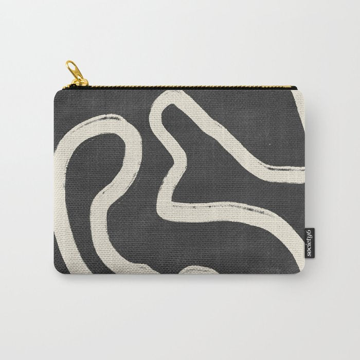 Abstract line art 63 Carry All Pouch Gallery Image 1