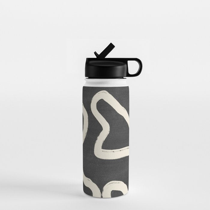 Abstract line art 63 Water Bottle Gallery Image 1