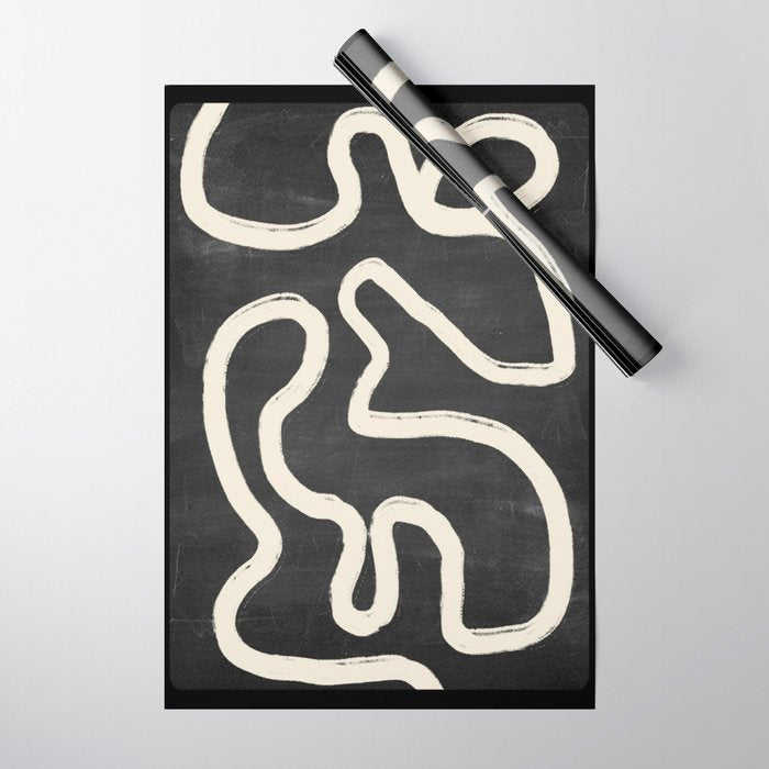 Abstract line art 63 Wrapping Paper Gallery Image 1