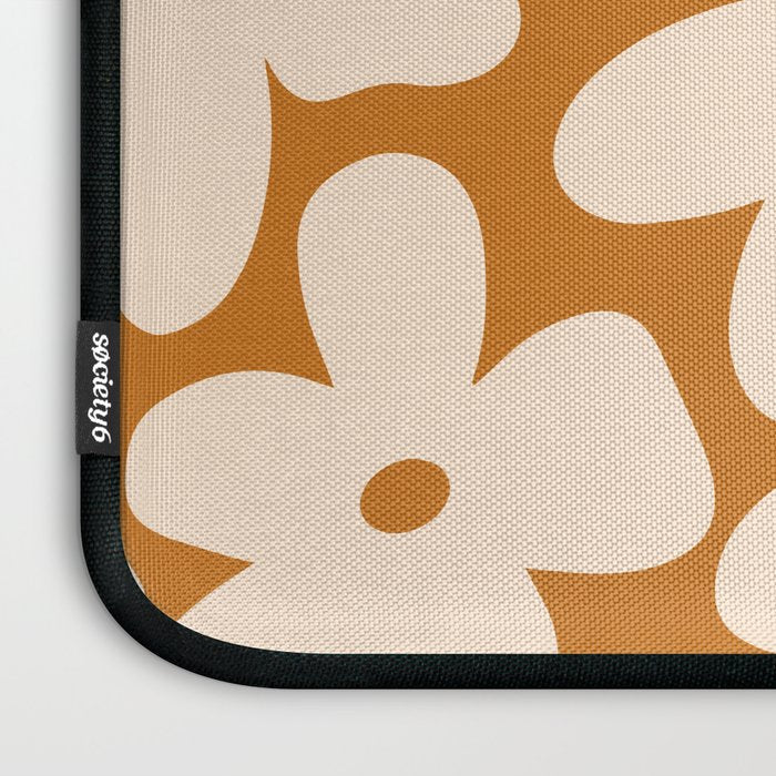 Retro Color Palette - 70's Daisy Laptop Sleeve Gallery Image 3