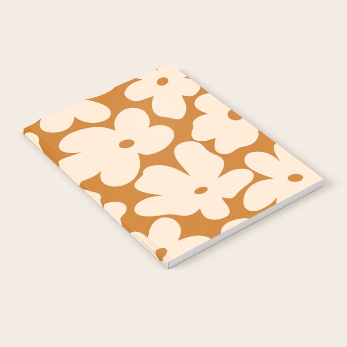 Retro Color Palette - 70's Daisy Notebook