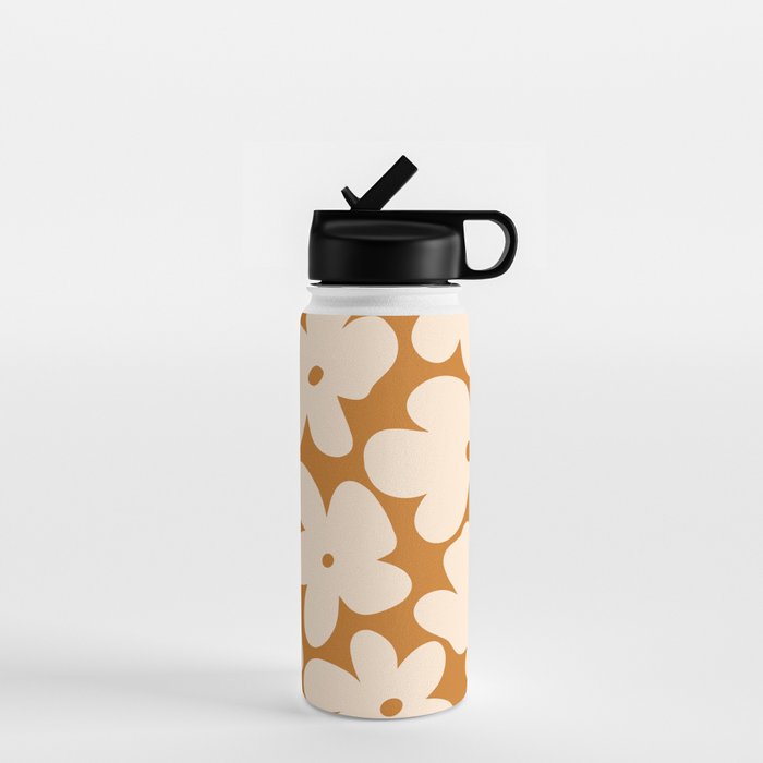 Retro Color Palette - 70's Daisy Water Bottle Gallery Image 1