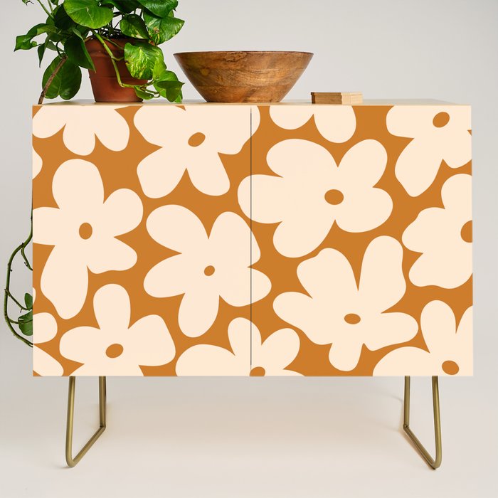 Retro Color Palette - 70's Daisy Credenza Gallery Image 1