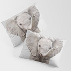 Baby Elephant - Colorful Pillow Sham Gallery Image 3