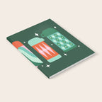 Retro Christmas Coffee Thermoses - Green Notebook Gallery Image 2