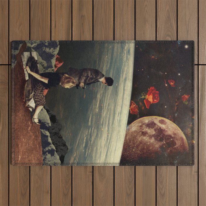 The Roses Came Outdoor Rug Gallery Image 1