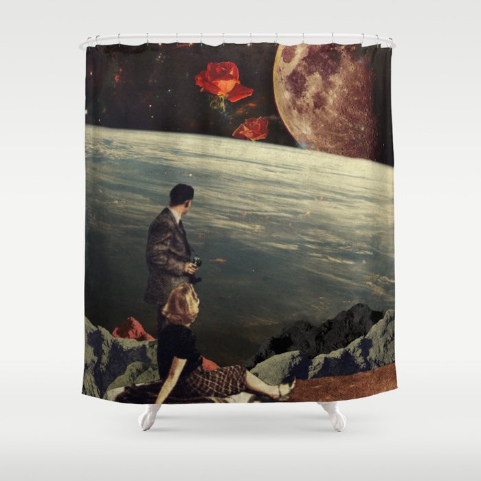 The Roses Came Shower Curtain Gallery Image 1