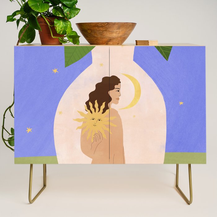 Sunshine Always Following Me Credenza Gallery Image 1