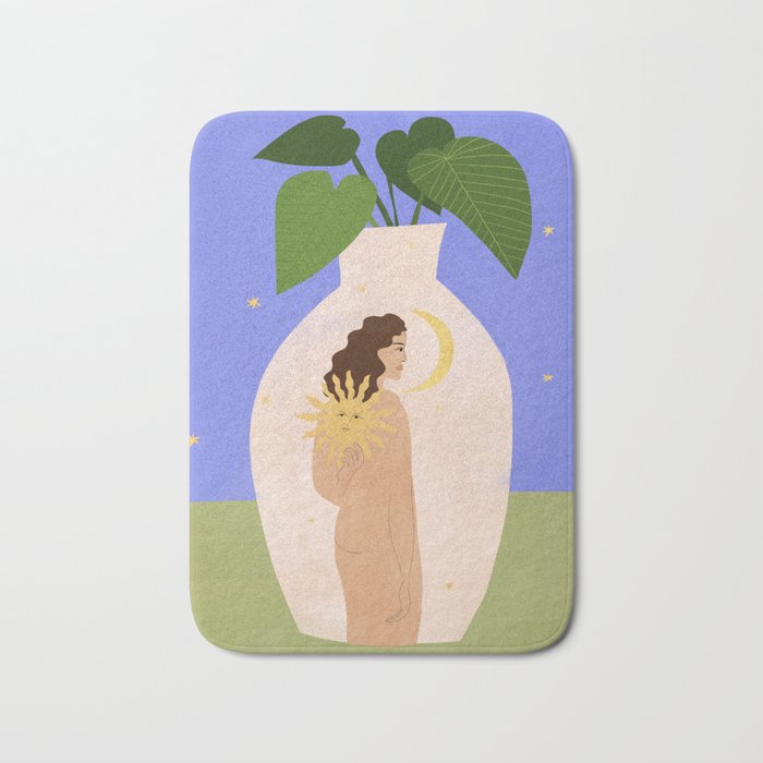 Sunshine Always Following Me Bath Mat Gallery Image 1