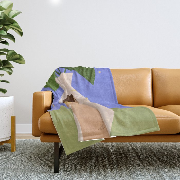 Sunshine Always Following Me Throw Blanket Gallery Image 1