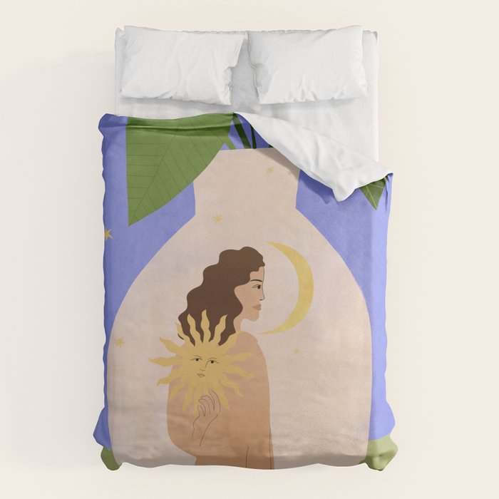 Sunshine Always Following Me Duvet Cover Gallery Image 6