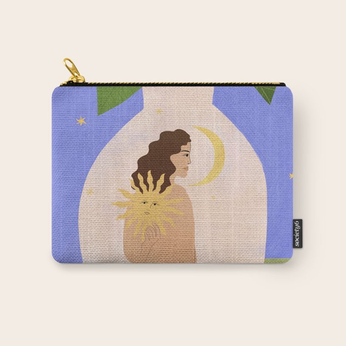Sunshine Always Following Me Carry All Pouch Gallery Image 1