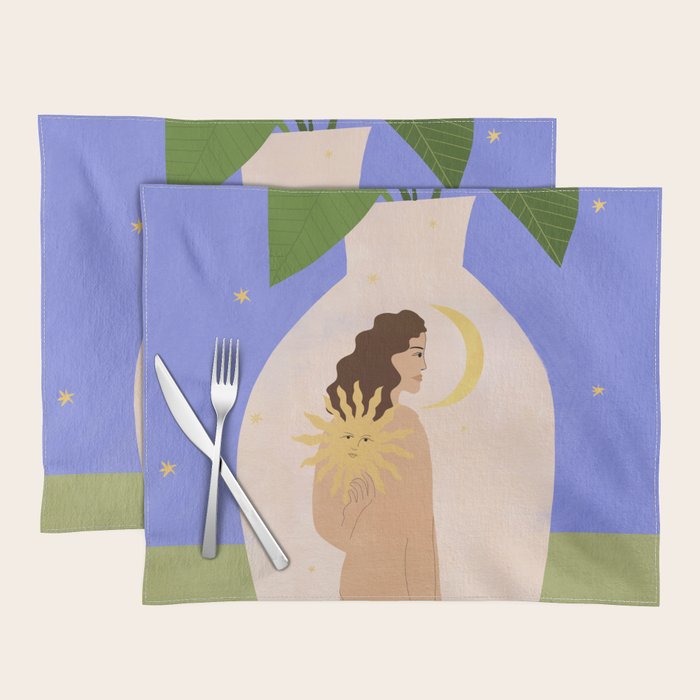 Sunshine Always Following Me Placemat Gallery Image 1