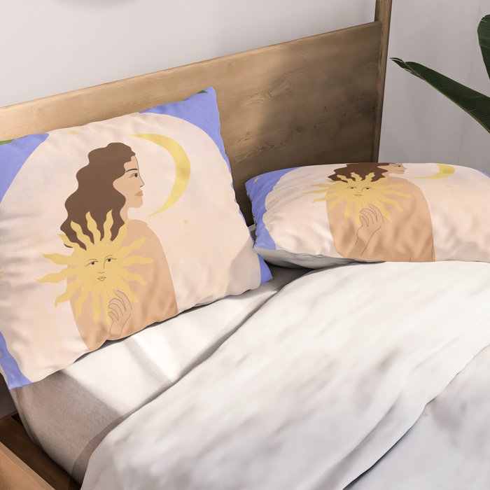 Sunshine Always Following Me Pillow Sham Gallery Image 2