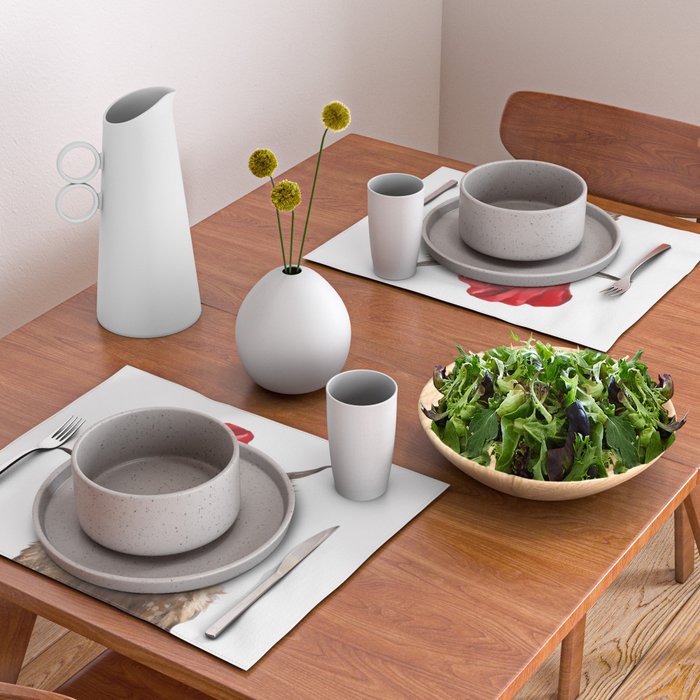 Christmas Highland Cow Placemat Gallery Image 2