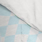 Retro cartoon earth planet checkered pattern Comforter Gallery Image 4