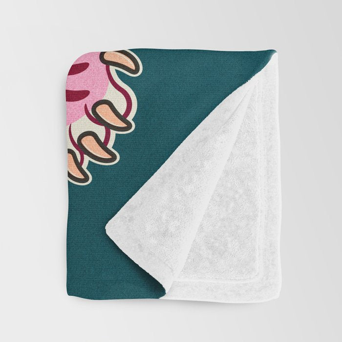 King Of The Jungle 02: Pink Tiger Edition Throw Blanket Gallery Image 3