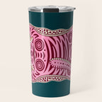 King Of The Jungle 02: Pink Tiger Edition Travel Mug Gallery Image 1