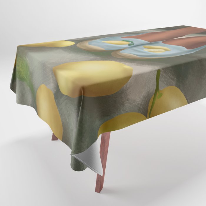 Lemon Steps Tablecloth Gallery Image 1