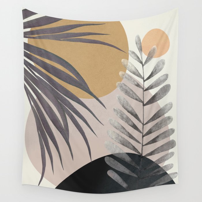 Elegant Shapes 15 Wall Tapestry Gallery Image 1