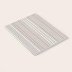 Ethnic Spotted Stripes in Beige Stone  Notebook Gallery Image 3