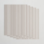 Ethnic Spotted Stripes in Beige Stone  Wrapping Paper Gallery Image 3