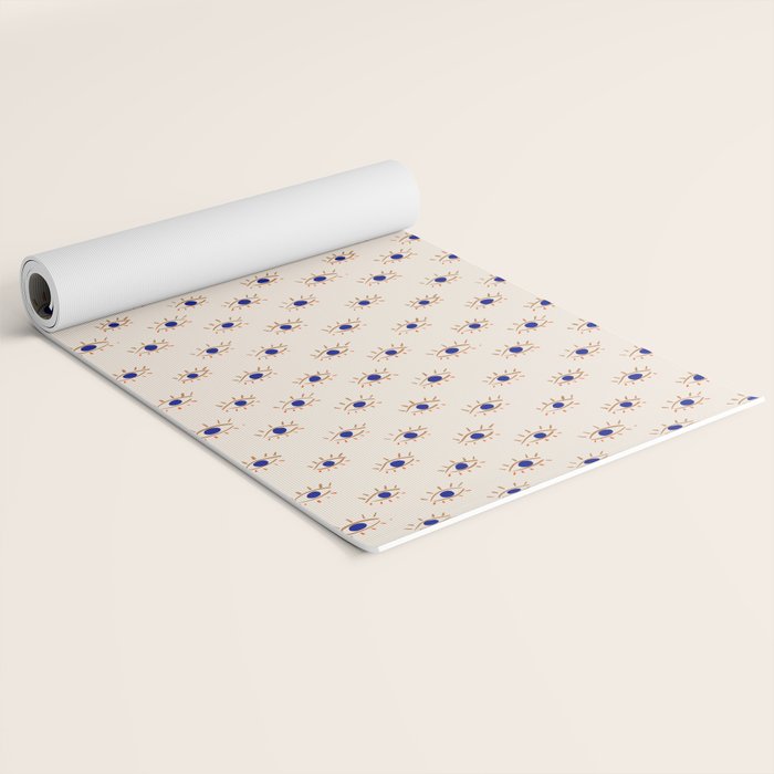 Evil eyes Yoga Mat Gallery Image 2