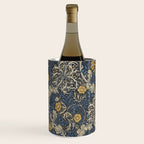 William Morris Seaweed Ink Woad Blue Wine Chiller Gallery Image 2