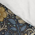 William Morris Seaweed Ink Woad Blue Comforter Gallery Image 4