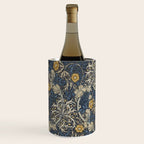 William Morris Seaweed Ink Woad Blue Wine Chiller Gallery Image 1