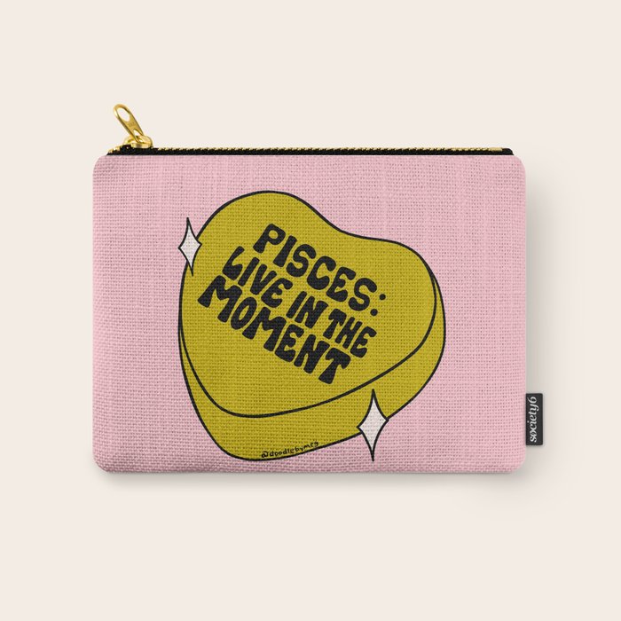 Pisces Conversation Heart Carry All Pouch Gallery Image 1