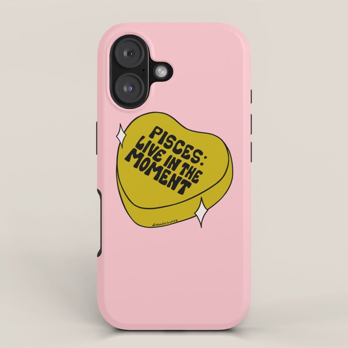 Pisces Conversation Heart iPhone Case Gallery Image 1