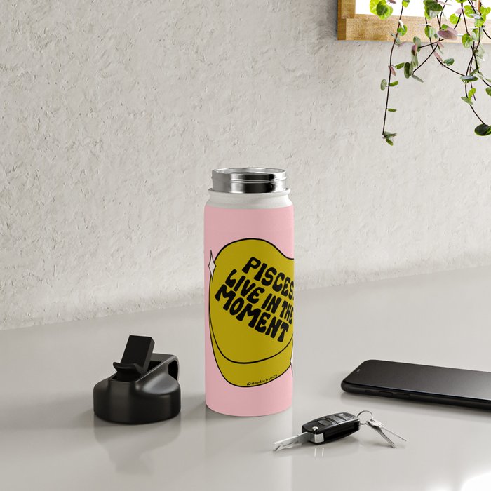 Pisces Conversation Heart Water Bottle Gallery Image 4