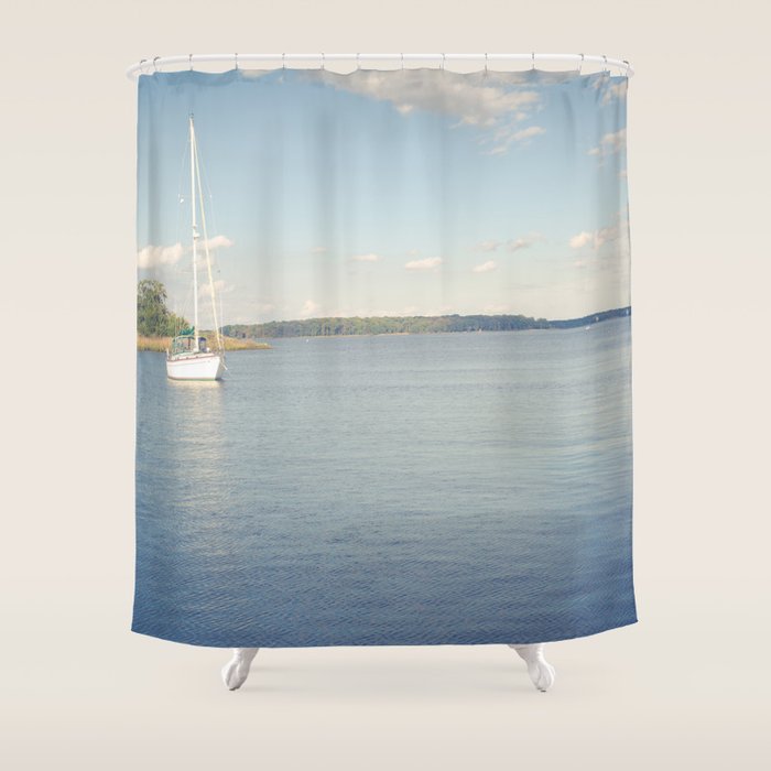 Morning on Chesapeake Bay Shower Curtain Gallery Image 1