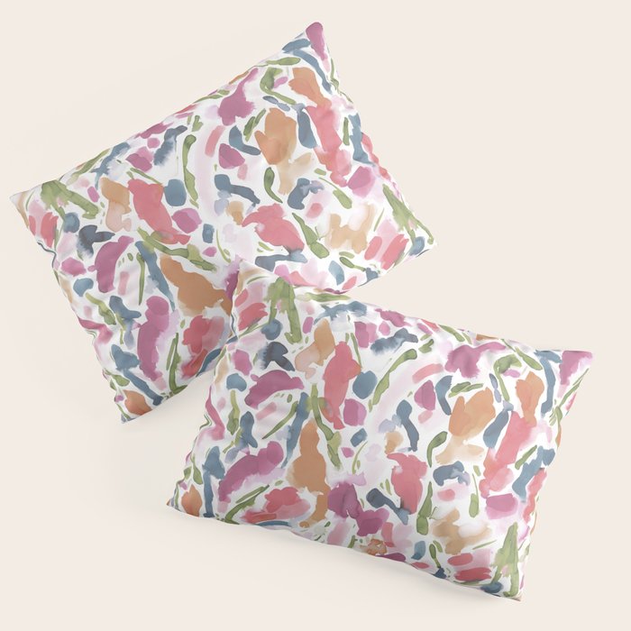 Synthesis Raspberry Pillow Sham Gallery Image 3