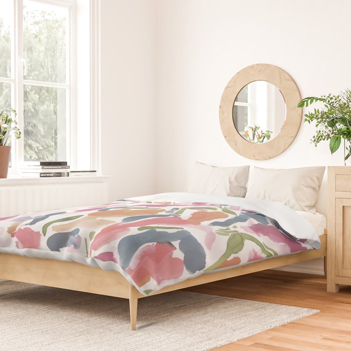 Synthesis Raspberry Duvet Cover Gallery Image 2
