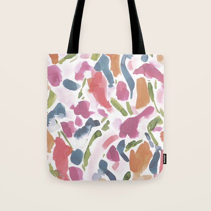 Synthesis Raspberry Tote Bag Gallery Image 1