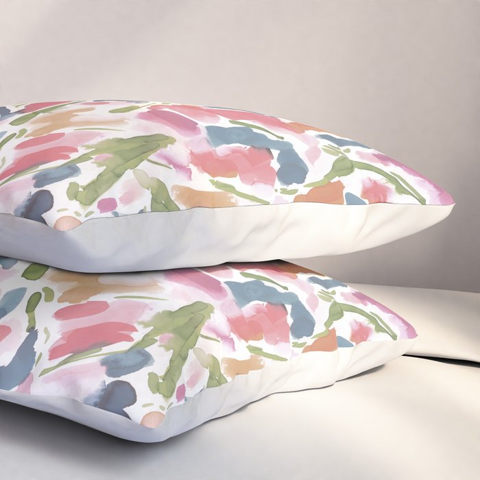 Synthesis Raspberry Pillow Sham Gallery Image 3