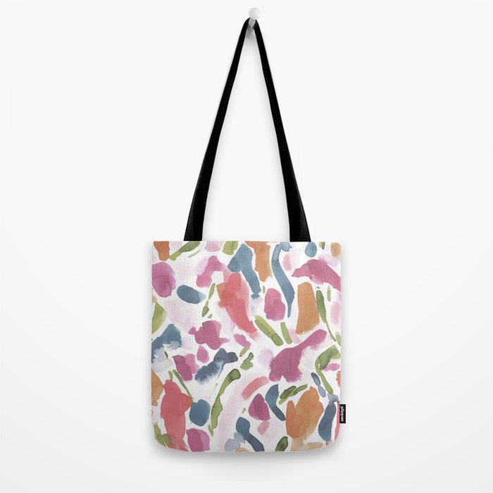 Synthesis Raspberry Tote Bag Gallery Image 2