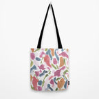Synthesis Raspberry Tote Bag Gallery Image 2