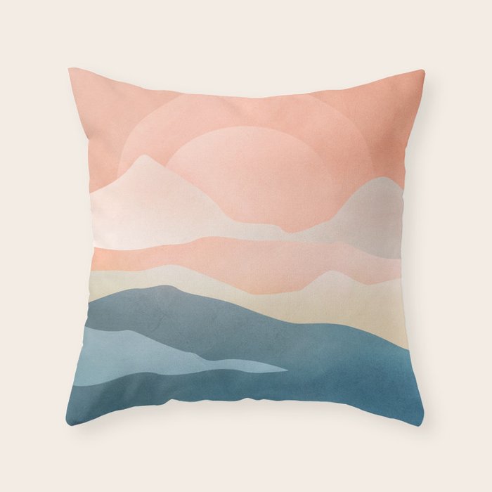 Mountain Ridge 01 Throw Pillow Gallery Image 6