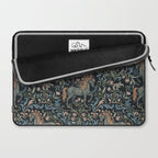 Whimsical Horses Botanicals II Laptop Sleeve Gallery Image 2