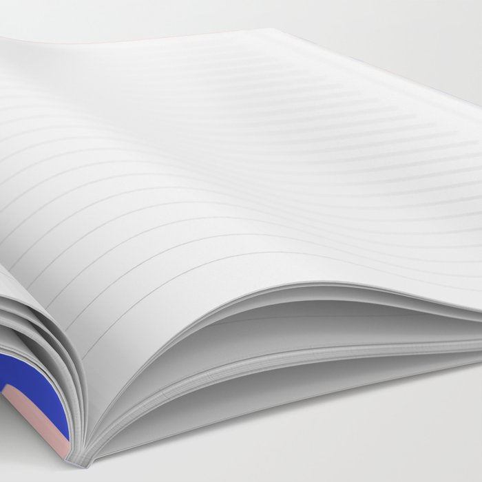 Copacetic Abstract Royal Blue Blush Pink Red Orange Notebook Gallery Image 2